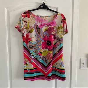 NWT Nygard scoop neck floral tee